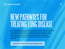 Tablet Screenshot of lungtx.com